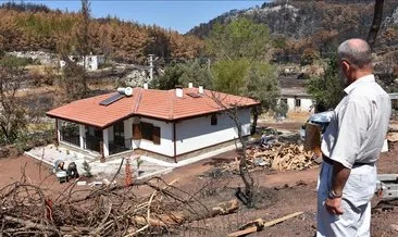Marmaris’te geçen seneki yangında zarar görenler yeni evlerine kavuşuyor
