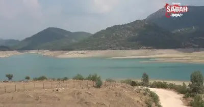 Korkutan kuraklık! Kozan Barajı’nda su seviyesi yüzde 40 düştü | Video