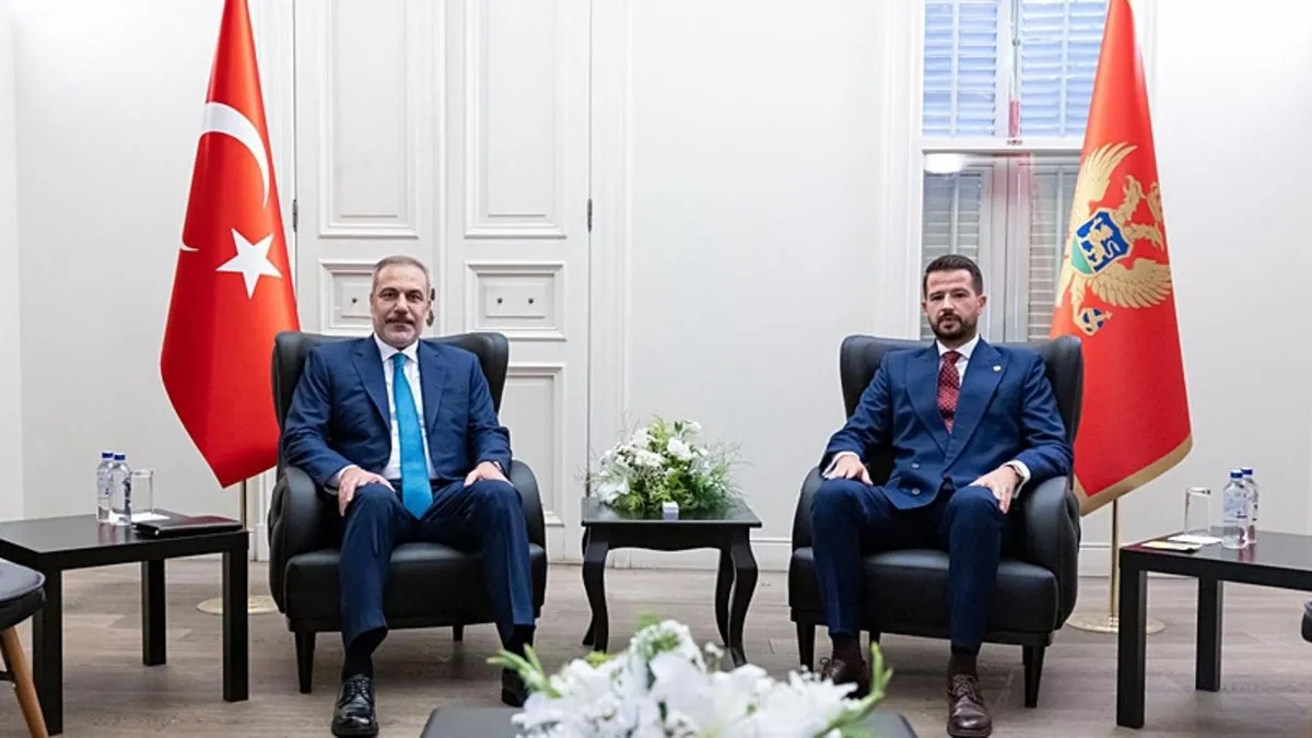 Dışişleri Bakanı Fidan Karadağ Cumhurbaşkanı tarafından kabul edildi!