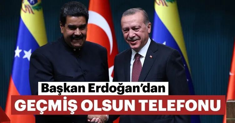 Başkan Erdoğan Venezuela lideri Maduro ile telefonla görüştü