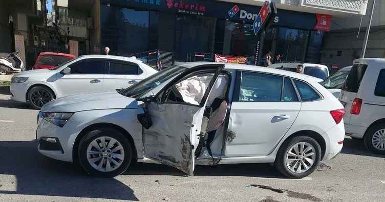 Birecik’te 2 araç çarpıştı: 1 yaralı