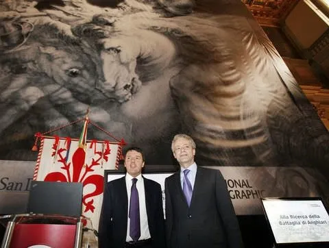 Da Vinci'nin freski mi?