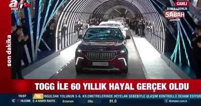 SON DAKİKA: 60 yıllık hayal gerçek oldu! Yerli otomobil TOGG banttan indi: Başkan Erdoğan TOGG Gemlik Kampüsü’nde... | Video