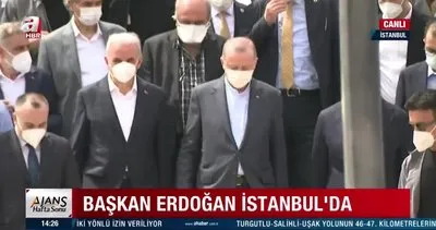 Başkan Erdoğan cenaze sebebiyle İstanbul’da | Video