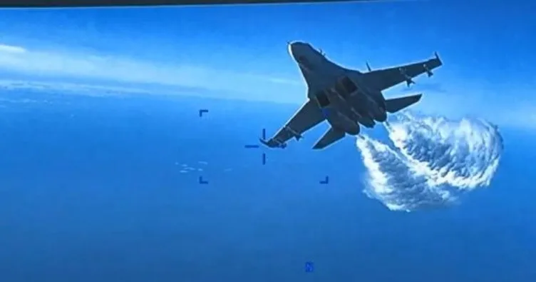ABD, İHA’nın Rus savaş uçağı tarafından düşürüldüğü anları paylaştı