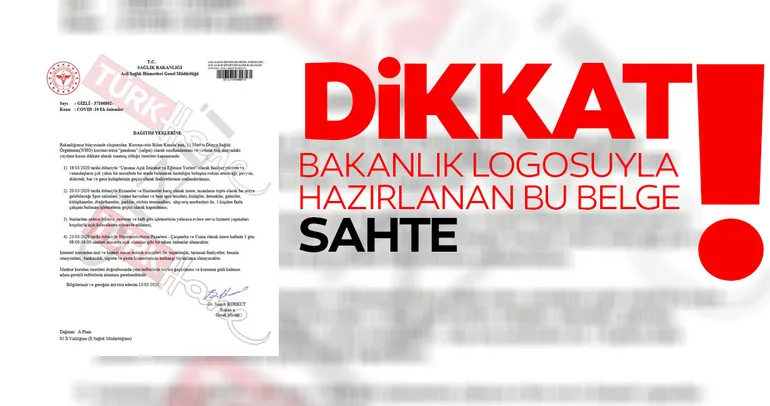 SON DAKİKA: Corona Virüs sahteciliği deşifre oldu! SAHTE belgelere inanmayın