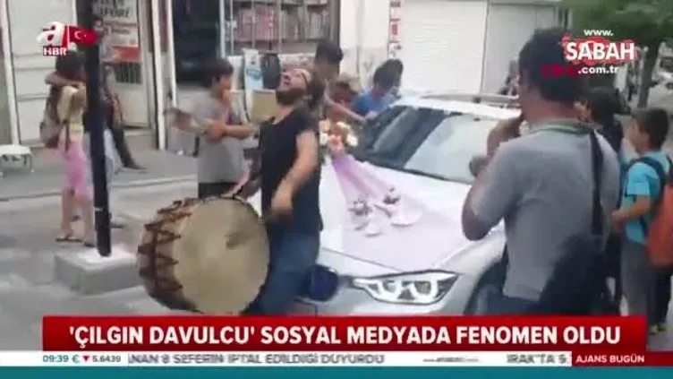 Tuncelili çılgın davulcu sosyal medyada olay oldu