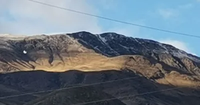 Erzincan’ın Çayırlı ilçesinde kar yağdı