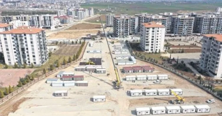Sakarya Büyükşehir’den Adıyaman’a konteyner kent