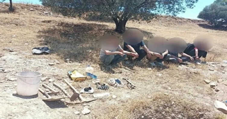 Yer Aydın: Defineciler suçüstü yakalandı!