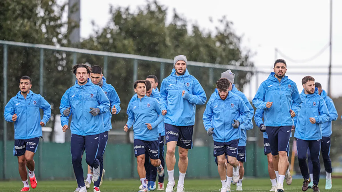 Trabzonspor, Göztepe maçının hazırlıklarını sürdürdü