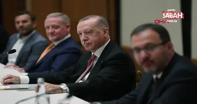 Cumhurbaşkanı Erdoğan, şampiyon Başakşehir’i kabul etti | Video