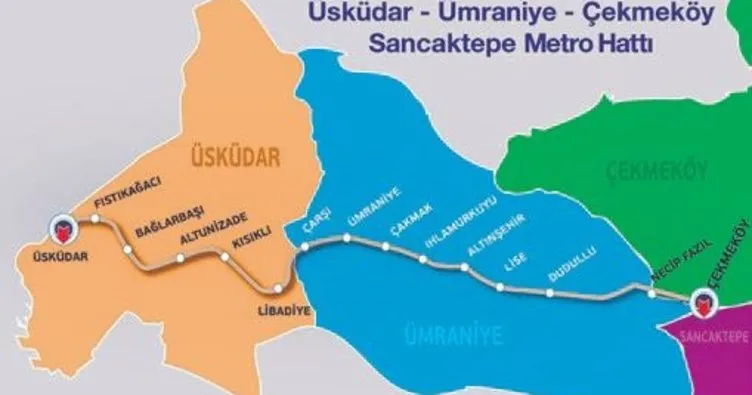 Çekmeköy metrosu pazar günü açılıyor