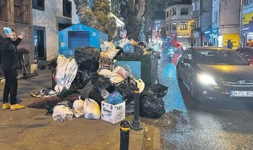 Beşiktaş’ta çöp dağları