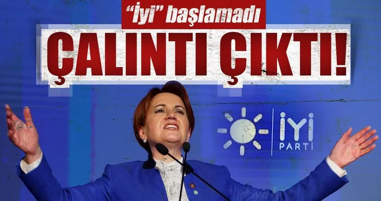 Akşener'in yeni partisinin logosu ve sloganı çalıntı çıktı!
