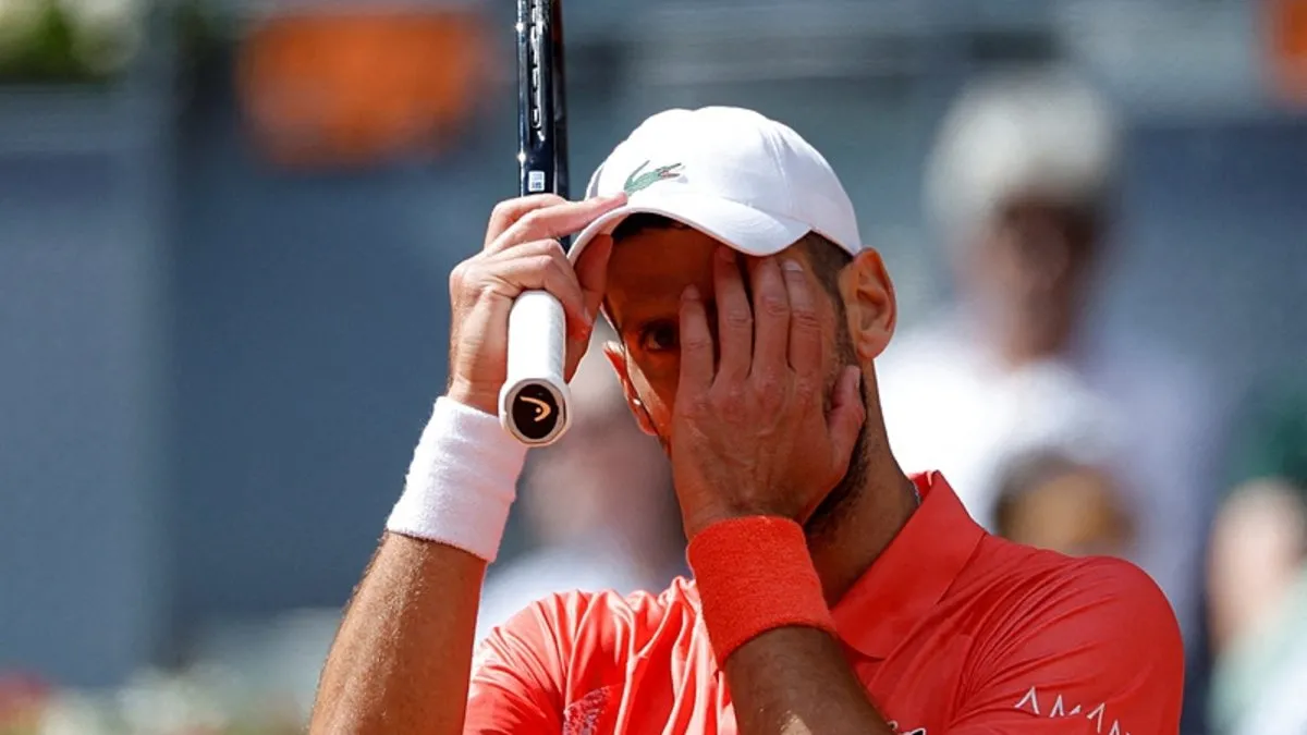 Djokovic, Roma'daki tenis turnuvasından çekildi