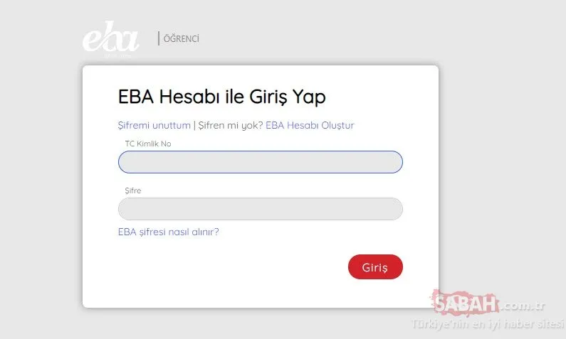 Eba Giris Yapma Ekrani Eba Ogrenci Girisi Nasil Yapilir Iste Adim Adim Sifre Alma Ve Hesap Olusturma Egitim Haberleri