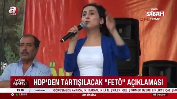 HDP'li Beştaş'tan FETÖ skandalı! Terör örgütü yerine 'cemaat' dedi | Video