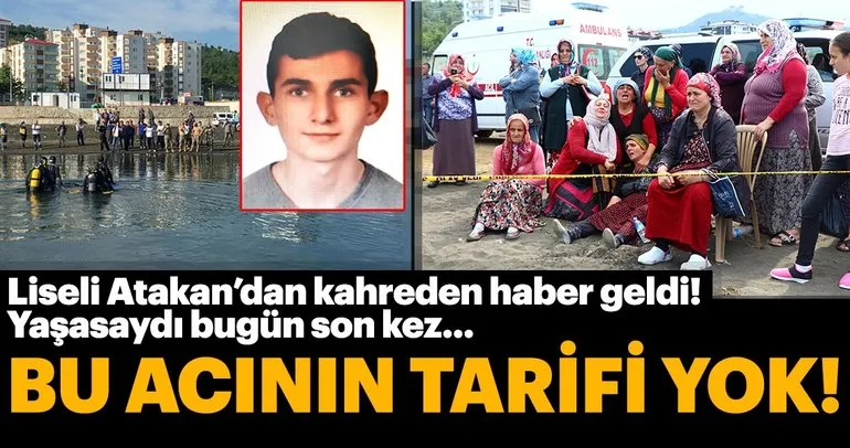 Son Dakika Haber: Trabzon’da doğum gününde denizde kaybolan Atakan Biber’in cesedine ulaşıldı