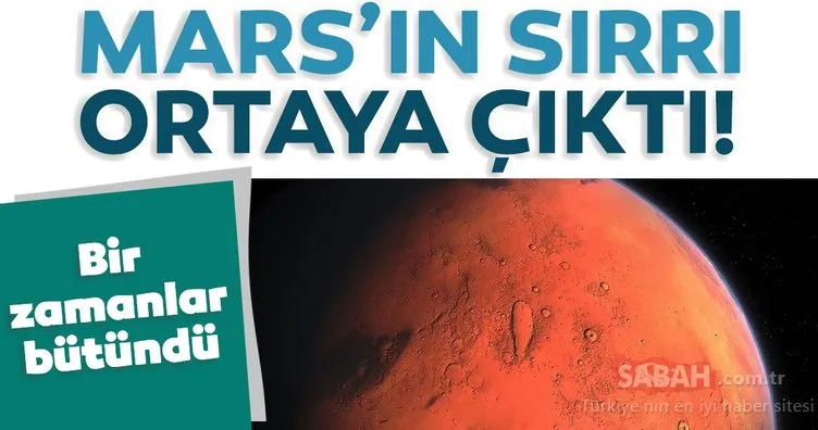 Mars’ın sırrı ortaya çıktı! Başka bir cisim sonucu parçalanmış olabilir!