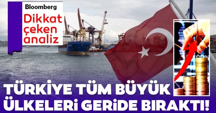 SON DAKİKA! Bloomberg’den dikkat çeken analiz! Türkiye tüm büyük ülkeleri geride bıraktı...