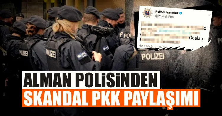 Alman polisinden skandal paylaşım!