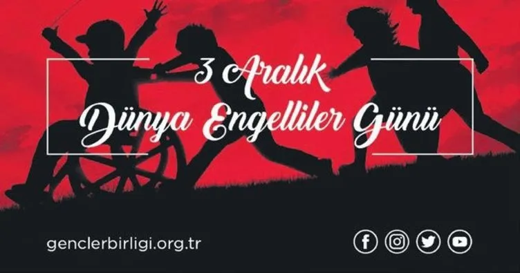 Engelli yoktur, engel vardır!