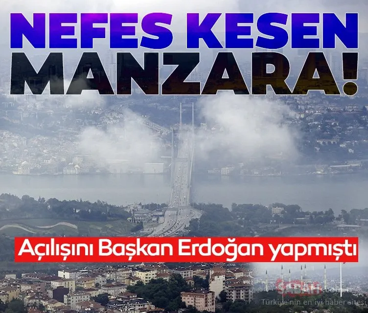 Çamlıca Kulesi’nden doyumsuz İstanbul manzarası
