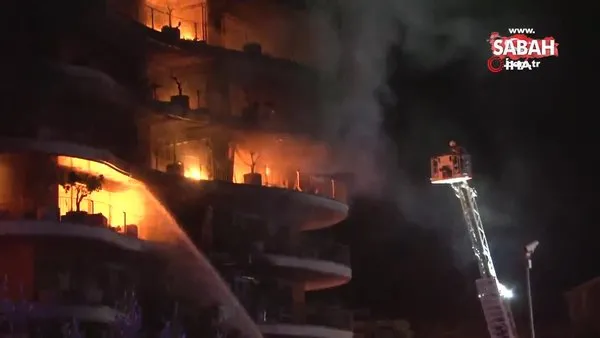 İzmir'deki büyük yangın için helikopterler havalandı | Video