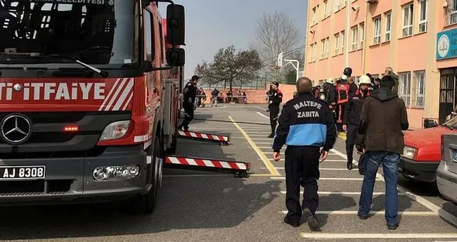 İstanbul’da okulda yangın
