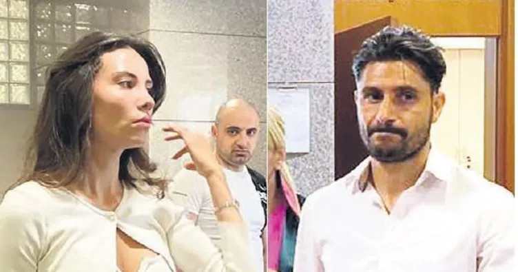 Ünlü futbolcu Özer Hurmacı mahkemede eşi Mihriban Hurmacı ile yüzleşti