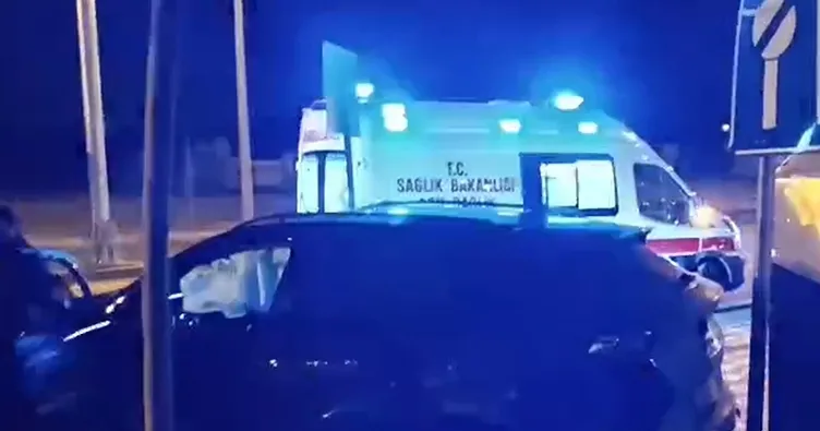 Batman’da iki otomobil kafa kafaya çarpıştı: 1 yaralı