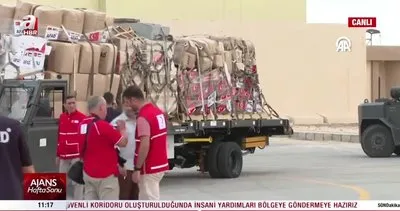 Türkiye’nin Gazzelilere insani yardımları sürüyor: 3. yardım uçağı Mısır’a iniş yaptı | Video