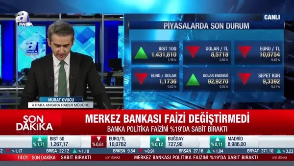SON DAKİKA: Merkez Bankası faiz kararı belli oldu | Video