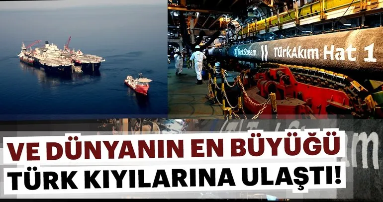 TürkAkım'ın ilk hattını dünyanın en büyük inşaat gemisi döşüyor