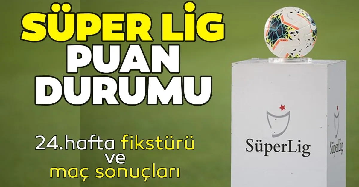 https www sabah com tr spor futbol 2021 02 07 super lig puan durumu 7 subat super lig siralamasi guncel puan durumu tablosu ile 24 hafta fikstur ve mac sonuclari burada