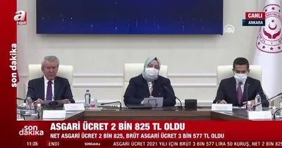 Bakan Selçuk 2021 yılı asgari ücret zammını canlı yayında açıklandı | Video