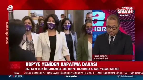 SON DAKİKA HABERİ: Yargıtay Cumhuriyet Başsavcılığı HDP'nin kapatılması istemiyle yeniden dava açtı | Video