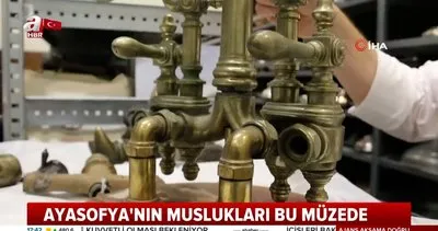 Ayasofya Camii’nin de muslukları bu müzede! İşte tarihin ilk örneği musluk... | Video