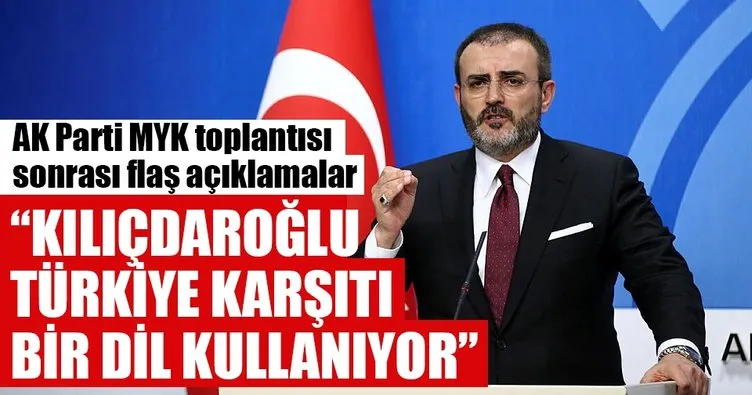 Mahir Ünal: Kılıçdaroğlu Türkiye karşıtı bir dil kullanıyor