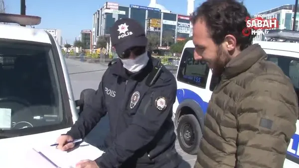 İstanbul'da sokağa çıkma yasağında Türkçe bilmiyorum diyerek polisi kandırmaya çalıştı, ama cezadan kaçamadı | Video