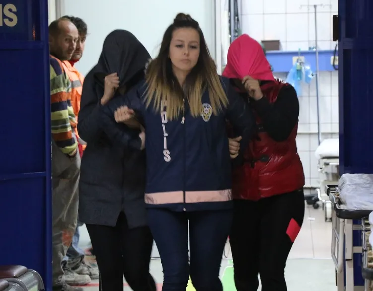 Zonguldak’ta fuhuş operasyonu zanlıları adliyeye sevk edildi