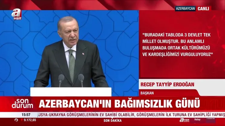 Başkan Erdoğan: