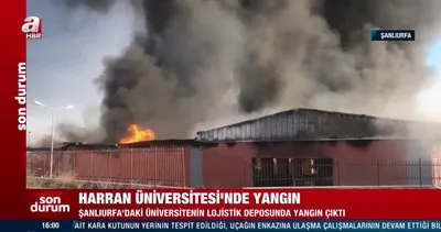 Son dakika! Harran Üniversitesi’nde yangın! İşte ilk görüntüler | Video