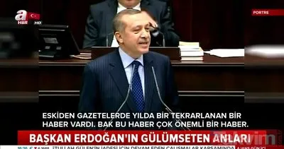 Başkan Erdoğan’ın gülümseten anları