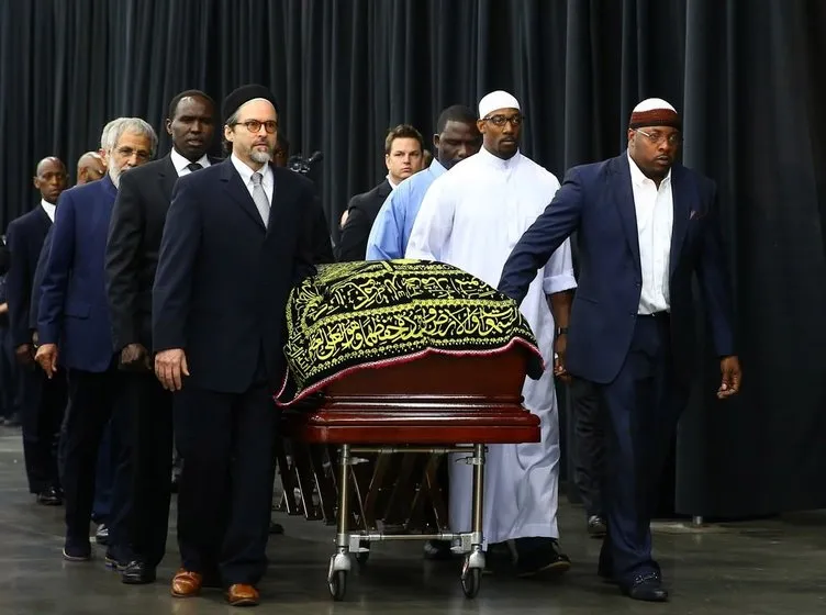 Cumhurbaşkanı Erdoğan Muhammed Ali'nin cenazesine katıldı