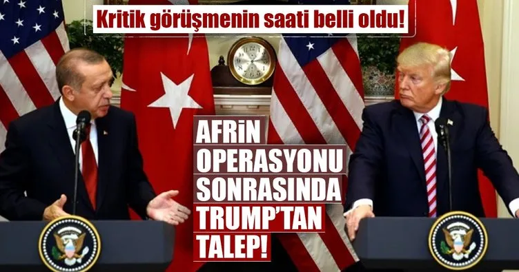 Cumhurbaşkanı Erdoğan’la Trump’ın kritik görüşmesi bugün!