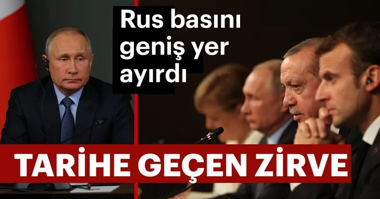 Rus basını İstanbul'daki Suriye zirvesine geniş yer ayırdı