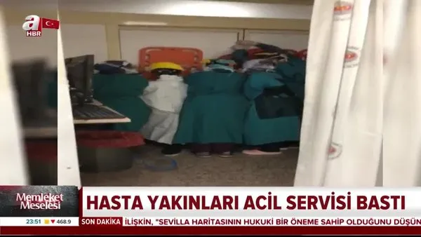 Ankara'da hasta yakınları acil servisi bastı | Video