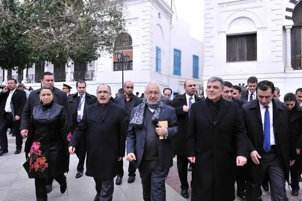 Abdullah Gül Tunus'ta